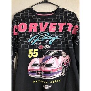 GM Corvette Racing Graphic Women's Sweatshirt Black Size Small